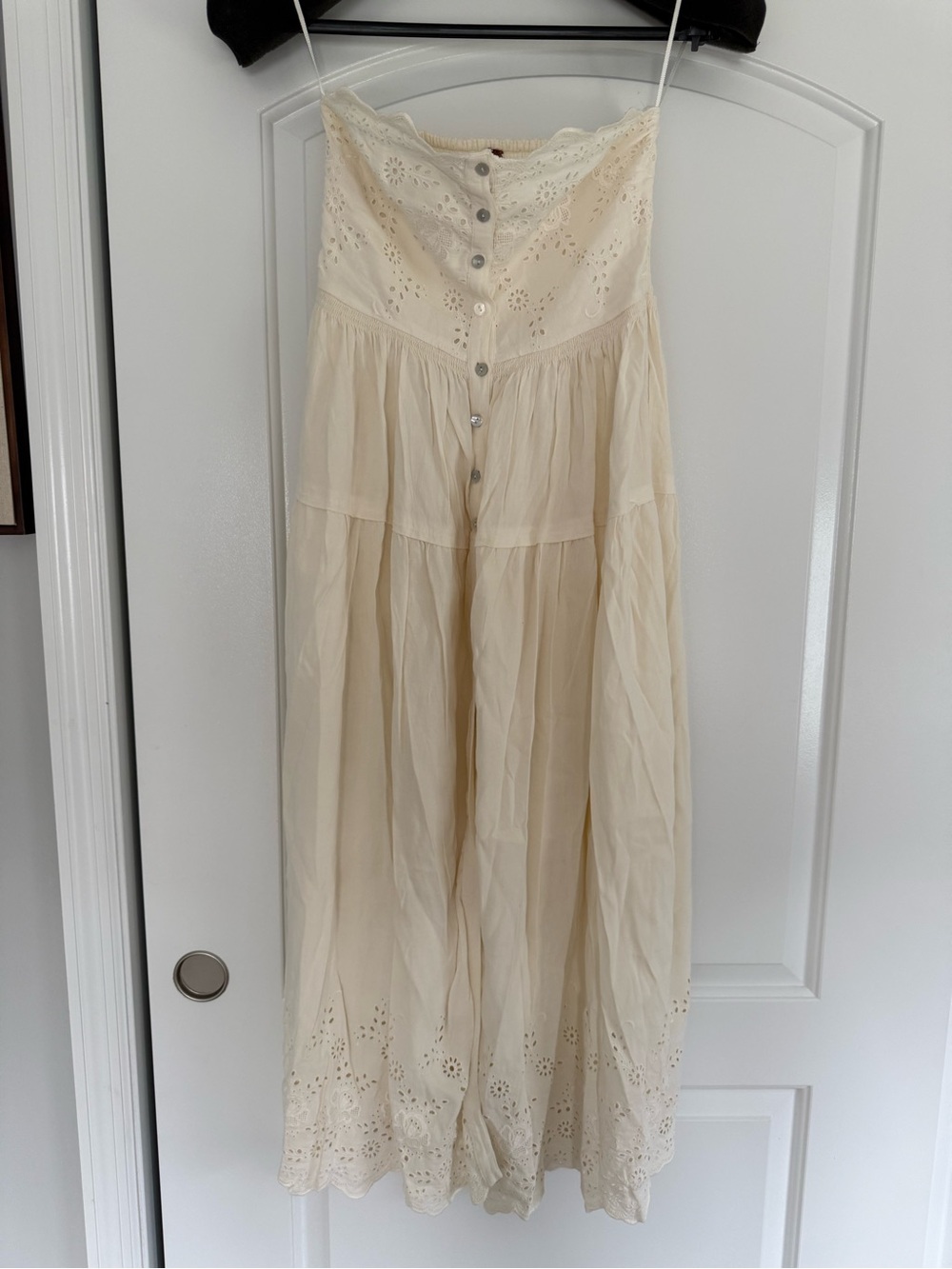 Free People Evelyn Eyelet Midi Dress